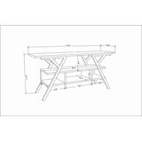 Hanah home TV ormarić Minerva, 120x35x55 cm, Bijelo-zlatna boja | Eponuda.ba