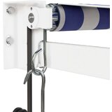 vidaXL Automatska tenda na uvlačenje plavo-bijela 3 x 2 5 m | shoptok.hr