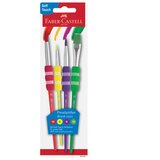  SET KISTOVA OD SINTETIČKIH VLAKANA PK4 FABER-CASTELL 481600 SORTIRANO BLISTER | shoptok.hr