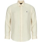 Polo Ralph Lauren CHEMISE COUPE DROITE EN LIN Bež | shoptok.hr