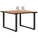  Kava Stol Crna i smeđa 55 x 55 x 35 cm Čelik s prahom premazan | shoptok.hr