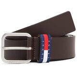 Tommy Jeans Pas 'RYAN 3.5' mornarska / rjava / rdeča Cene