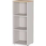 Germania Kremno bel regal v mat dekorju 45x120x40 cm Lissabon – Cene