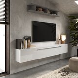 LC Mobili Stenska TV omarica z odprtimi policami INFINITY 2.0 900048 Cene