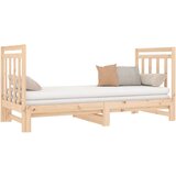  Dnevni ležaj na izvlačenje 2 x (90x190) cm od masivne borovine | shoptok.hr