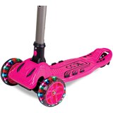Cool Wheels Sklopivi trotinet za decu Maxi Twist sa 3 svetleća točka do 50kg roze | Eponuda.com