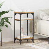 vidaXL Bocni stol Staro drvo 40 x 30 x 75 cm Konstruirano drvo | shoptok.hr