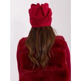 Wool Fashion Italia Cap-AT-CZ-23250.36P-burgundy | Shoptok.si