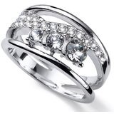  Ženski oliver weber drive crystal prsten sa swarovski belim kristalima m ( 41159rm ) Cene