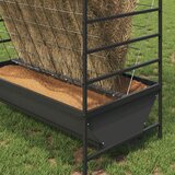 Hranilica za stoku Crna 100 x 60 x 90 cm Hladno valjani čelik | Eponuda.com