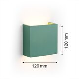  Argon 8362 - LED zidna svetiljka GENT LED/3,6W/230V 3000K zelena | Eponuda.com