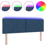  Vzglavje z LED lučmi z vzglavjem Modra 144 cm blago, (5000044055) | Shoptok.si