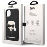Karl Lagerfeld KLHCP14MSLKHBK za iphone 14 plus črn silikonska zaščita - karls head | Shoptok.si