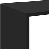 vidaXL Sobna pregrada / regal za knjige crni 102x29x103,5 cm drveni | shoptok.hr