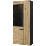 Mömax Vitrina Turino, Antracit | Shoptok.si
