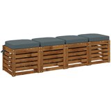  Set jastučića od 4 komada SOEST 4 pcs 100% poliester Plava Slike