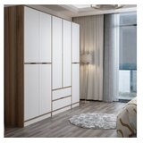 Hanah home Ormar Elina 232x208x52cm Bijelo-bež | Eponuda.ba
