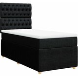  Box spring krevet s madracem crni 80 x 200 cm od tkanine | shoptok.hr