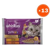 Whiskas Vlažna hrana za mačke Tasty mix, Više vrsta mesa u kremastom sosu, 4x85g, 13 pakovanja Cene