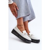 S. BARSKI Women's Leather Platform Loafers with Chain S.Barski | Shoptok.si