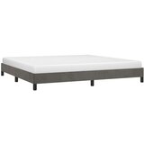  Za krevet tamnosivi 200x200 cm baršunasti | shoptok.hr