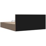  Hidraulični okvir za krevet od tkanine smeđe-sivi 160 x 200 cm | shoptok.hr