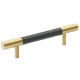  Ručka za namještaj (2 Kom., Tip ručke za namještaj: Šipka, Koža, Ostalo, Duljina: 150 mm, Zlatna/siva) | shoptok.hr