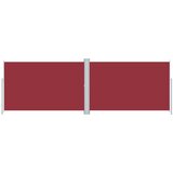 Maison Chic Zložljiva stranska tenda - Senčniki rdeča 220x600 cm, (22039560) | Shoptok.si