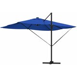  Suncobran Azurnoplava 352 x 251 x 265 cm Poliester i aluminij | shoptok.hr