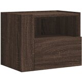 Maison Chic Stenska Nočna omarica - Nočna miza rjavi hrast 45x30x35 cm, (21687740) Cene