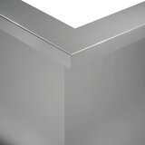  Zid za zadržavanje 2 kom. 50 x 50 x 50 cm Pocinčani čelik - Pocinčani čelik 50 x 50 x 50 cm 2 x 270° kut | shoptok.hr