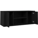 TV ormarić crni 100 x 35 x 40 cm od konstruiranog drva | shoptok.hr