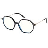 Tom Ford Ženski okvir za dioptrijske naočare Blue block 0FT5952-B 154, Crni | Eponuda.com