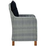  5-dijelni vrtni blagovaonski set svjetlosivi | shoptok.hr