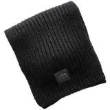 Šali & Rute 20166WCHUNKYRIBKNITSCARFBLACK Črna