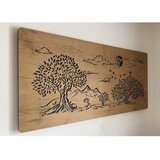  Li-Go 5478/DUB2 - LED prigušiva zidna dekoracija LED/24W/230V 130x60 cm hrast | Eponuda.com