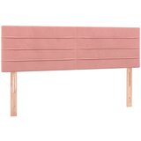 Maison Chic Posteljno vzglavje - Vzglavna omarica 2 kosa roza 72x5x78/88 cm žamet, (22077925) | Shoptok.si