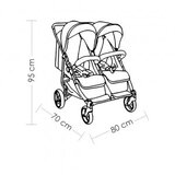  BEBESTARS kolica za blizance DOUBLE TROUBLE | shoptok.hr