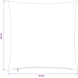  Presvlaka za jastuk 2 pcs ALMELO Zelena 60 x 60 cm Kord | shoptok.hr