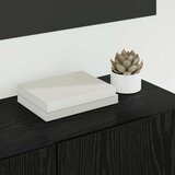 TV ormar Zidne 4 pcs Crni hrast Konstruirano drvo | shoptok.hr