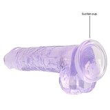 REALROCK Realistic Dildo with Balls 8" 19 cm Purple | shoptok.hr