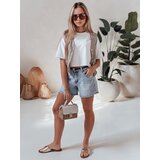 DStreet Spodenki damskie jeansowe z paskiem HELLO JEAN niebieskie | Shoptok.si