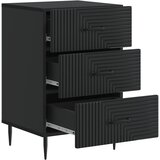  Noćni ormar s ladicama Crna 43 x 41 x 66,5 cm Konstruirano drvo | shoptok.hr