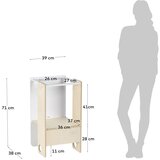 Kave Home Bijeli/u prirodnoj boji toranj za učenje Nuun – | shoptok.hr