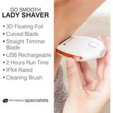 Rio Go Smooth ženski brivnik White Rose 1 kos Slike