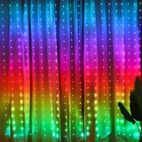  LED RGB prigušiva zavesa WIZARD 400xLED/USB 2x2m + daljinski upravljač | Eponuda.com