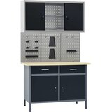  Radni stol s tri zidne ploče i jednim ormarićem | shoptok.hr
