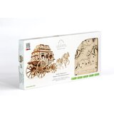  3d drvena mehanička puzzle - Poštanska kočija | ePonuda.com
