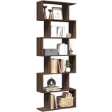 vidaXL Pregrada / regal za knjige 6 razina hrast 70x24x193 cm drveni Cijene