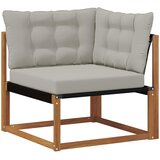  Set vanjskih sofa 5 kom. Prirodna i svjetlosiva | shoptok.hr
